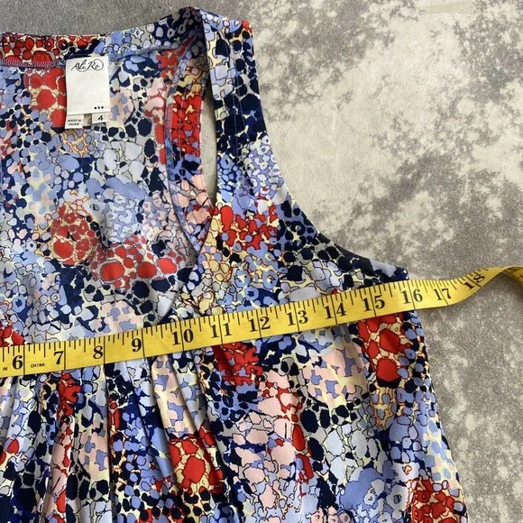 Ali Ra Womens 100% silk Sleeveless floral dress Size 4 - Picture 6 of 11